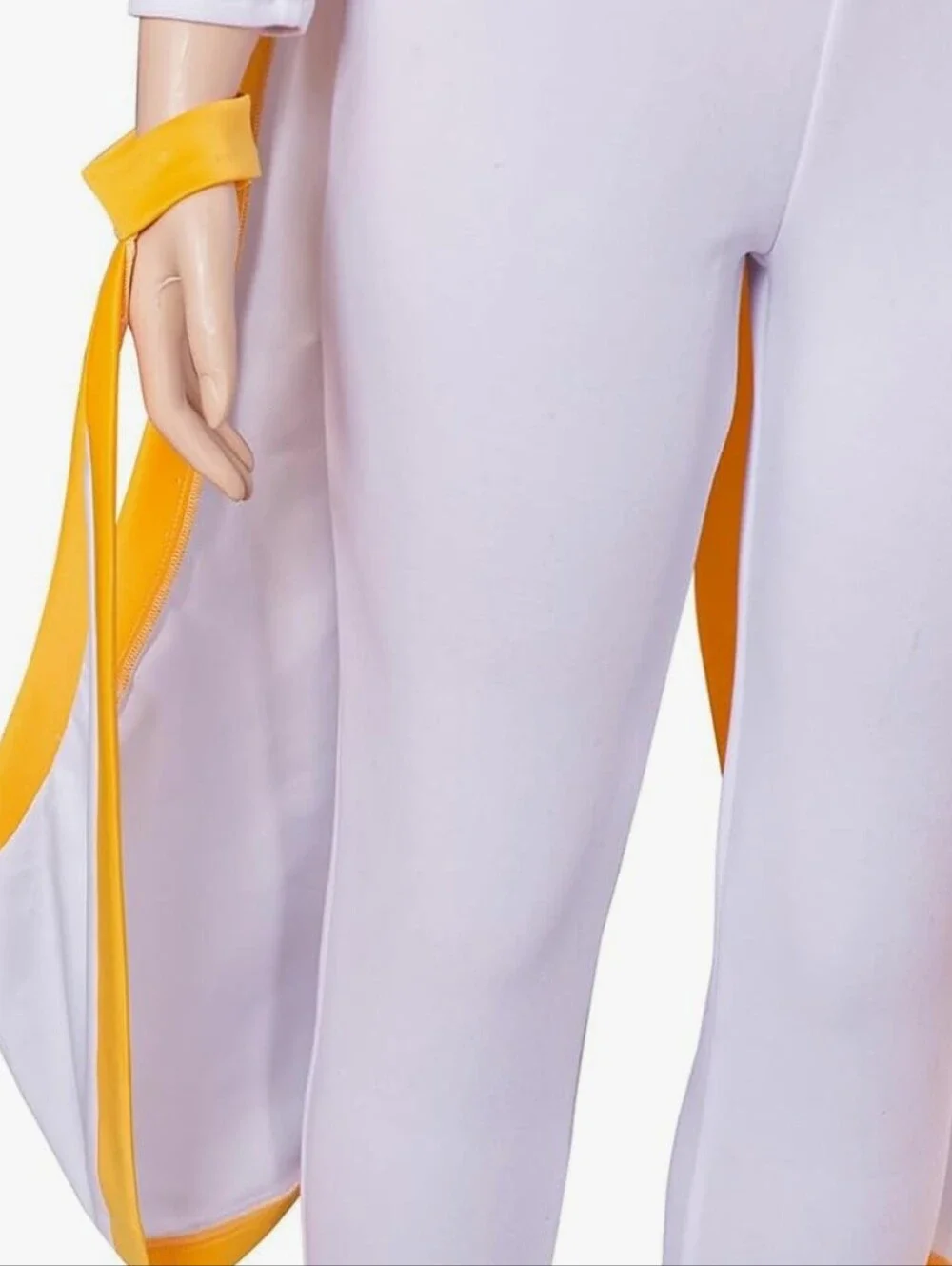 White Queen Jumpsuit With Cape Halloween Costume Sz L 12-14